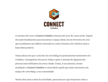 Tablet Screenshot of connectcoimbra.com